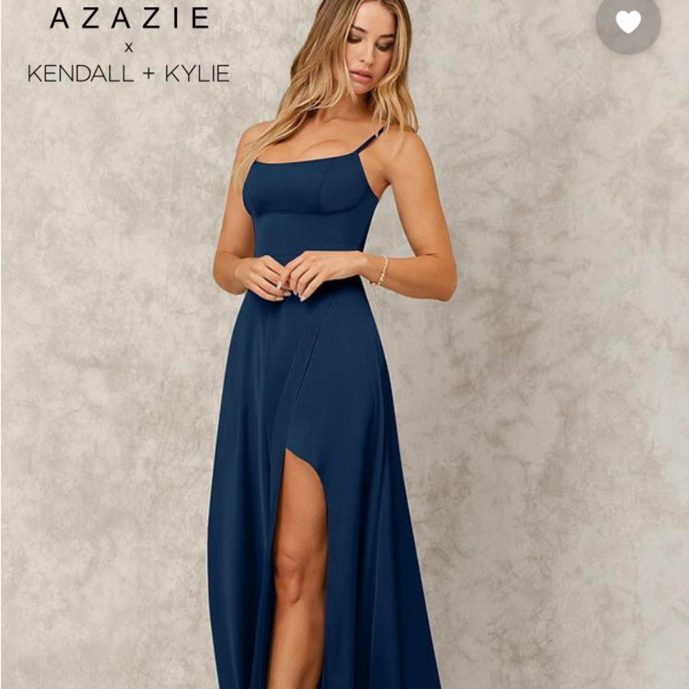 Azazie Elegant Black Maxi Dress